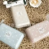 A popular flip-top soap box with a solid color and simple design for draining water. It is a portable soap box for student dormitories and bathrooms details Picture
